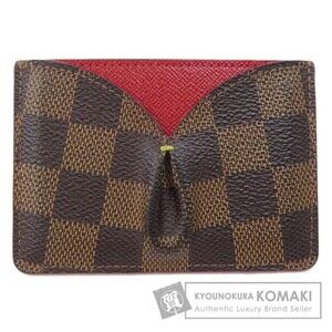 Louis Vuitton Porte Carte Kaisa Ebene Brown Card Wallet